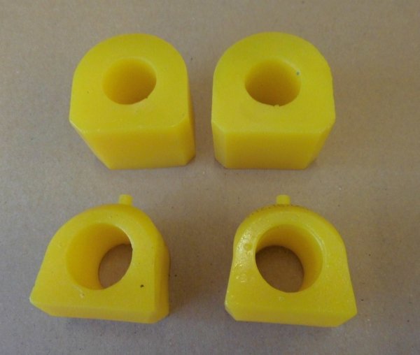 Stabilibuchsensatz Polyuret (2 x Groß 2 x Klein)