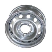 Stahlfelge (Silber) (5J x 16 Zoll / H 2) ET 58 für...