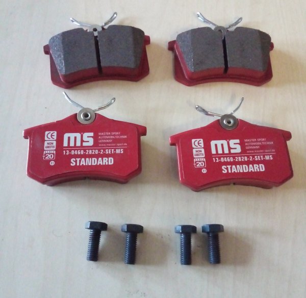 Bremsklotzsatz K7 für Audi / Seat / Skoda/ VW 13-0460-2820-2