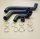 Kühlerschlauchsatz mit Schellen für Lada Niva 1600 (= 2121-1303025-KIT)
