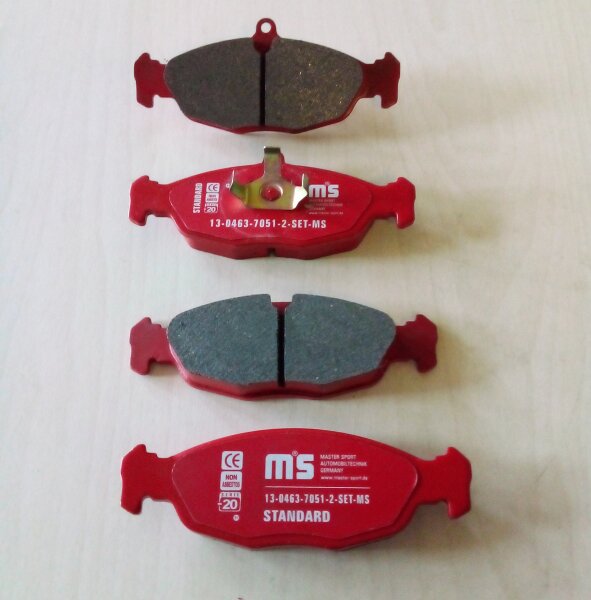 Bremsklotzsatz K71 für Daewoo Lanos, Nexia 1.5 / Opel Corsa, Astra F 13-0460-7051-2