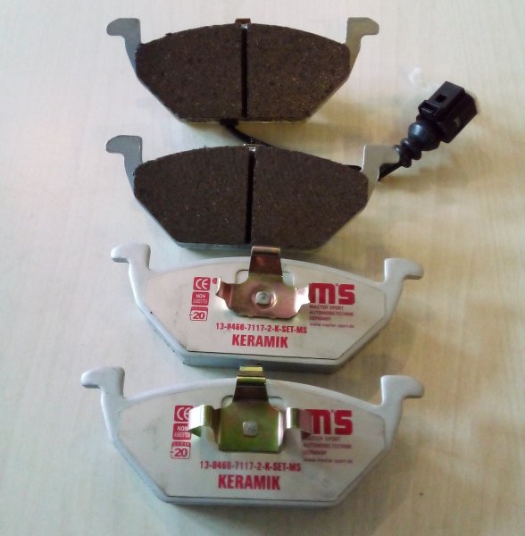 Bremsklotzsatz Keramik K102 für Audi / Skoda / VW 13-0460-7117-2-K