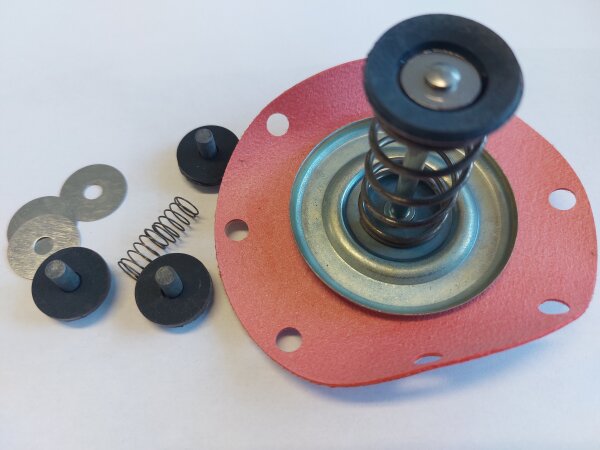 Reparatur / Membran Benzinpumpensatz für UAZ, Wolga, GAZ (Ø 90 mm , Lochabstand 80 mm, Teller)